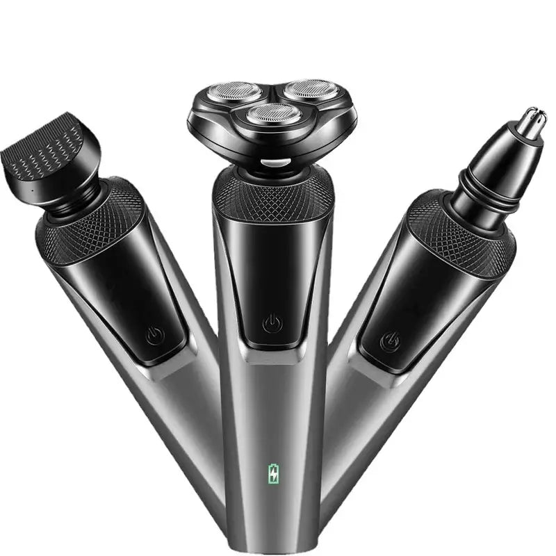 3-in-1 Elektrorasierer für Herren mit Trimmer und Rasierer