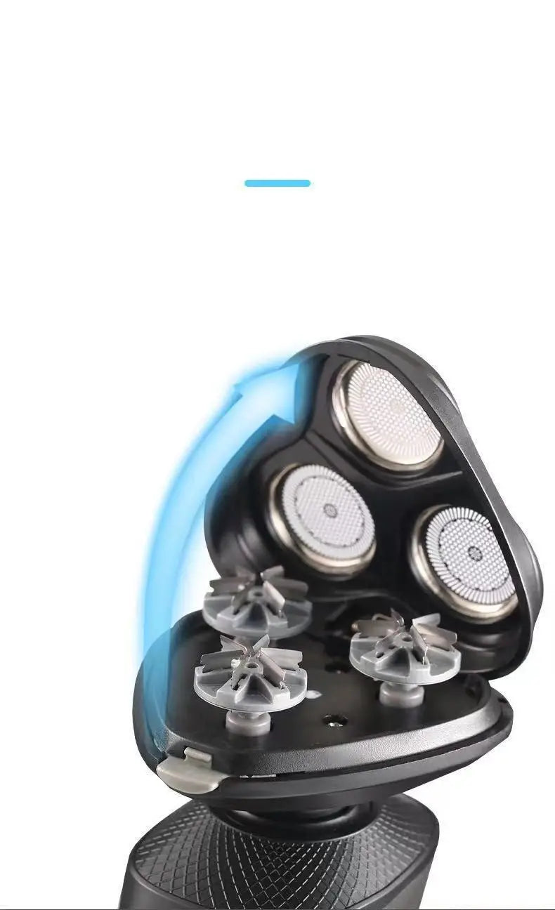 3-in-1 Elektrorasierer für Herren mit Trimmer und Rasierer