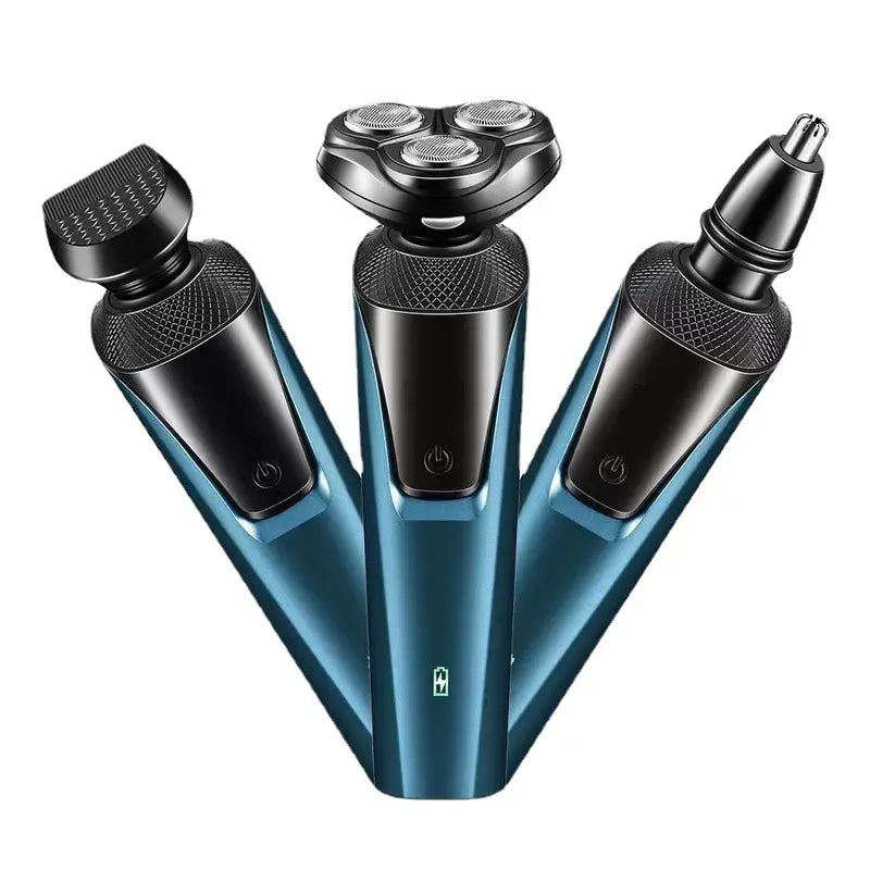 3-in-1 Elektrorasierer für Herren mit Trimmer und Rasierer