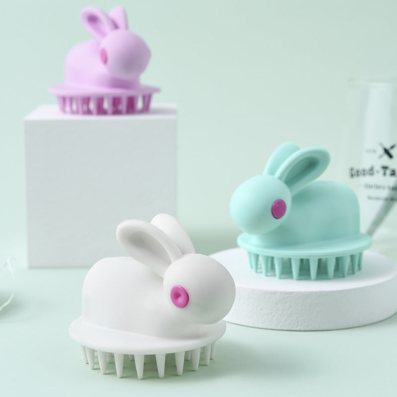 Weiche Gummi-Shampoo-Bürste zur Kopfhautmassage für Kinder