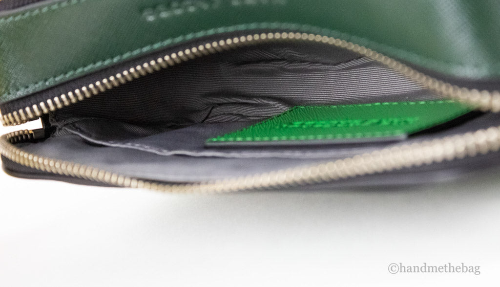 Marc Jacobs The Studded Snapshot Saffiano Leather Handbag – Fern Green